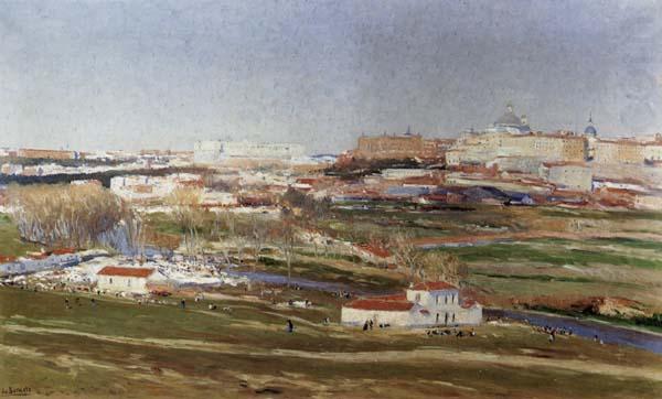 Aureliano De Beruete Y Moret Tthe Outskirts of Madrid china oil painting image